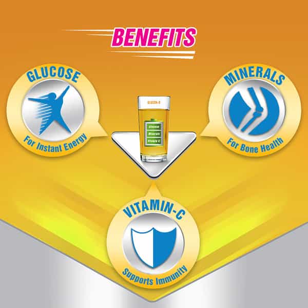 Glucon-D Mango Blast Glucose Powder With Free Tiffin450g Refill