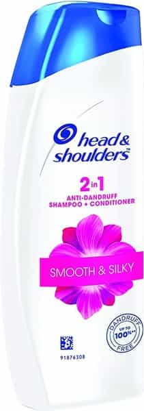 Head & Shoulders Smooth And Silky 2-In-1 Shampoo + Conditioner - 180Ml