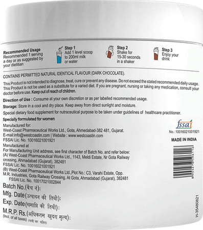 Sheneed Plant Based Period Nutrition Drink With 17+Essential Nutrient -300gm