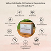 Goli Soda All Natural Probiotics Face Wash Soap - 90 G - (Pack Of 2)