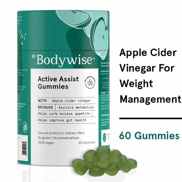 Buy BE BODYWISE APPLE CIDER VINEGAR GUMMIES 60N Online & Get Upto 60
