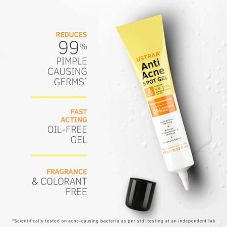 Ustraa Anti-Acne Spot Gel With Neem & Vitamin B3 - 15ml