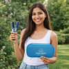 Outer Woods Insulin Cooler Bag With 2 Ice Gel Packs | 6+ Hours Cooling | Insulin Travel Pouch - Blue