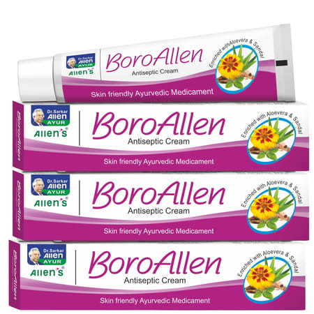 Allen Laboratories Boroallen Antiseptic Cream 20 Gm (Pack Of 3)