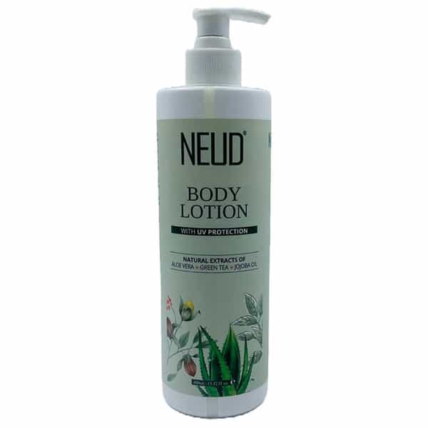Neud Body Lotion With Natural Extracts Of Aloe Vera| Green Tea And Jojoba Oil - 1 Pack (400Ml)