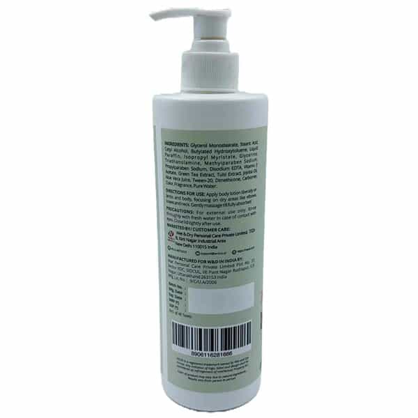 Neud Body Lotion With Natural Extracts Of Aloe Vera| Green Tea And Jojoba Oil - 1 Pack (400Ml)