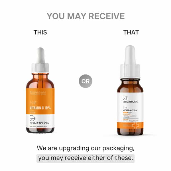 Dermatouch Vitamin C 10% Serum With Cycloretin - Brightening | Firming & Anti-Aging Serum - 10Ml