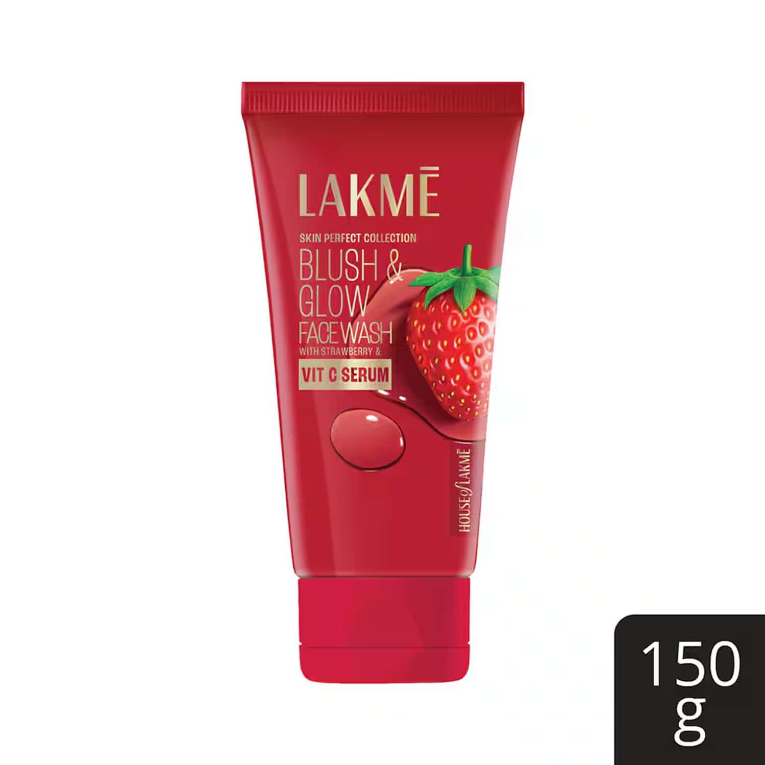 Lakme Blush & Glow Strawberry Freshness Gel Face Wash With Strawberry Extracts-150 G