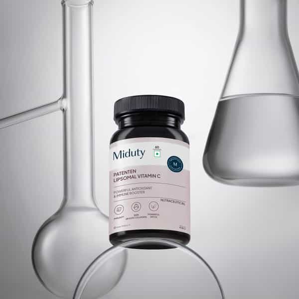 Miduty Palak Notes Liposomal Vitamin C Supplement Immune Booster - Body Detoxification 60 Capsules