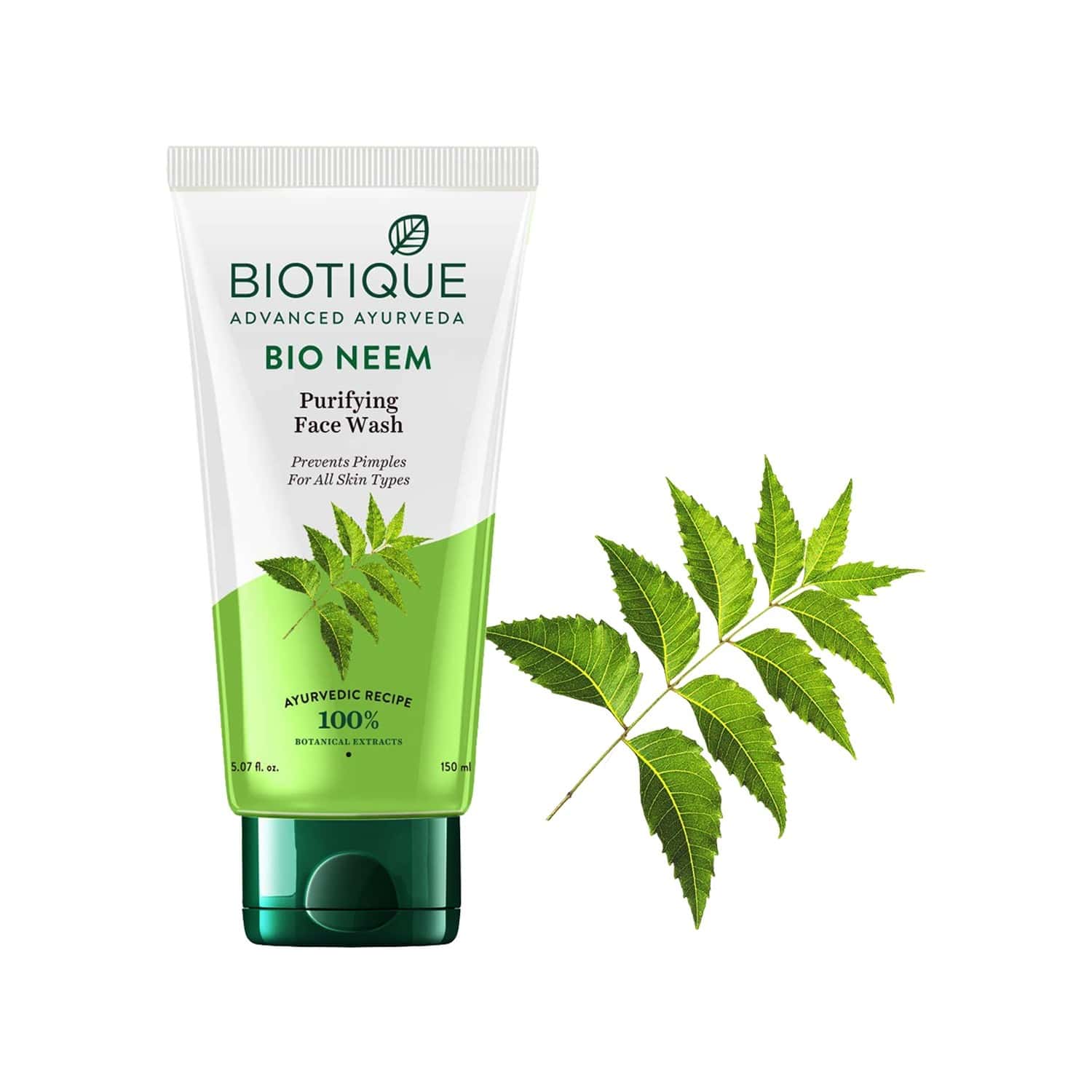 Buy BIOTIQUE BIO NEEM PURIFYING FACE WASH FOR ALL SKIN TYPES 150 ML