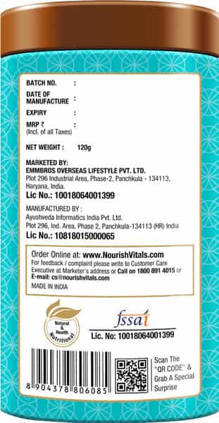 Nourishvitals Almond Cookies Heavenly Bites Source Of Protein Crunchy Delights Genius Snack 120G