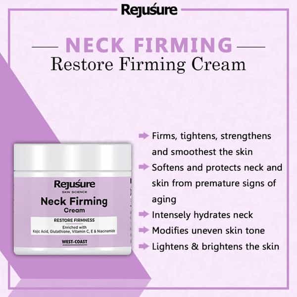 Rejusure Neck Firming Cream Restore Firmness - 50Gm