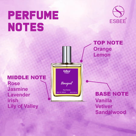 Esbee Bouquet Luxury Perfume Eau De Parfum For Women | 100ml | Long Lasting Fragrance