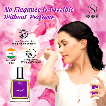 Esbee Bouquet Luxury Perfume Eau De Parfum For Women | 100ml | Long Lasting Fragrance