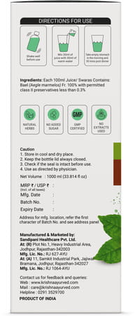 Krishna'S Bael Juice -1 Litre