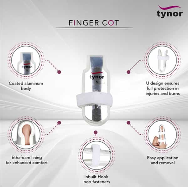Tynor F 02 Finger Cot Size Small