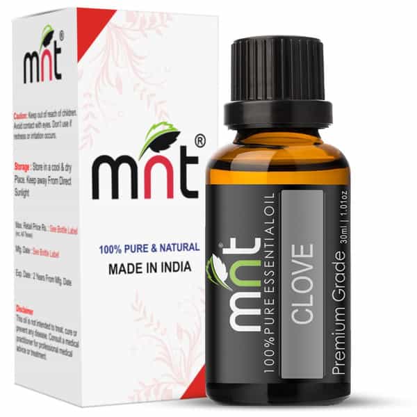 Mnt Clove Essential Oil (30Ml) Pure Natural Aromatherapy & Therapeutic Grade