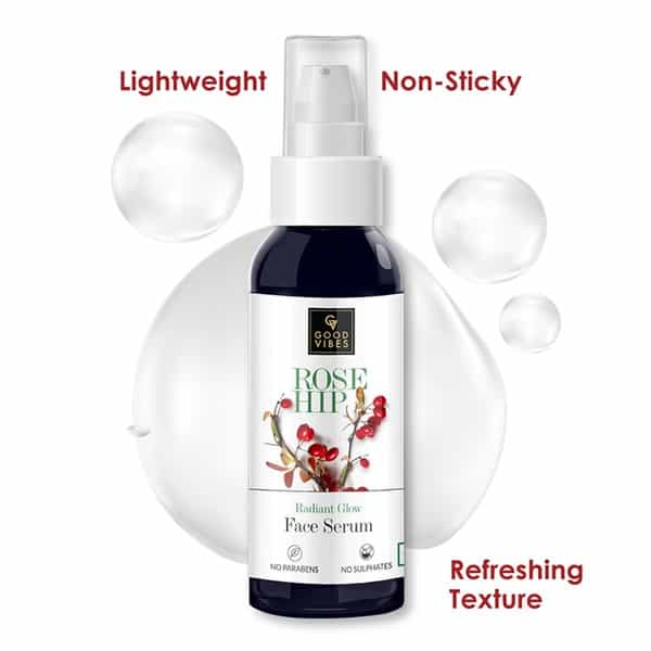 Good Vibes Rose Hip Radiant Glow Face Serum - 50 Ml