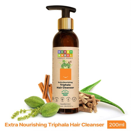 Herby Angel Triphala Hair Cleanser For Kids (2+ Years) Sls- Free Shampoo - 200ml
