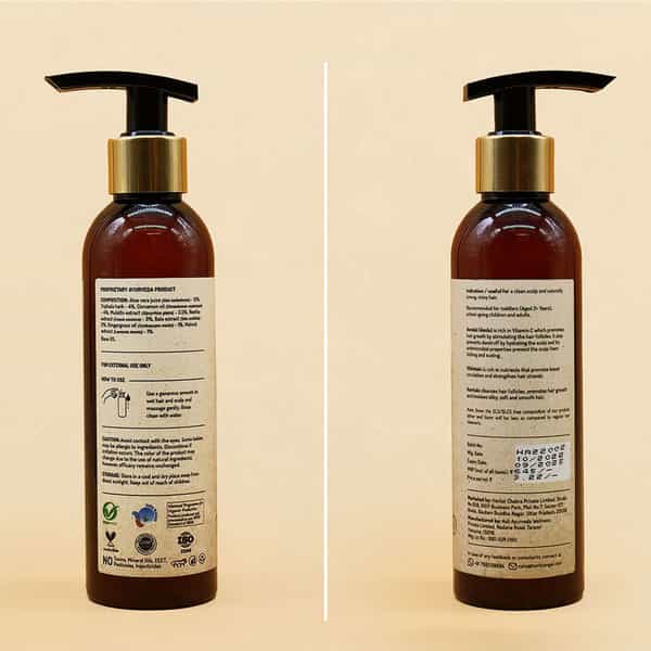 Herby Angel Triphala Hair Cleanser For Kids (2+ Years) Sls- Free Shampoo - 200Ml