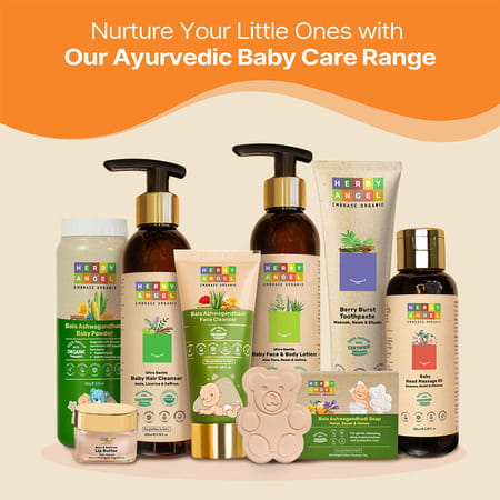 Herby Angel Triphala Hair Cleanser For Kids (2+ Years) Sls- Free Shampoo - 200ml