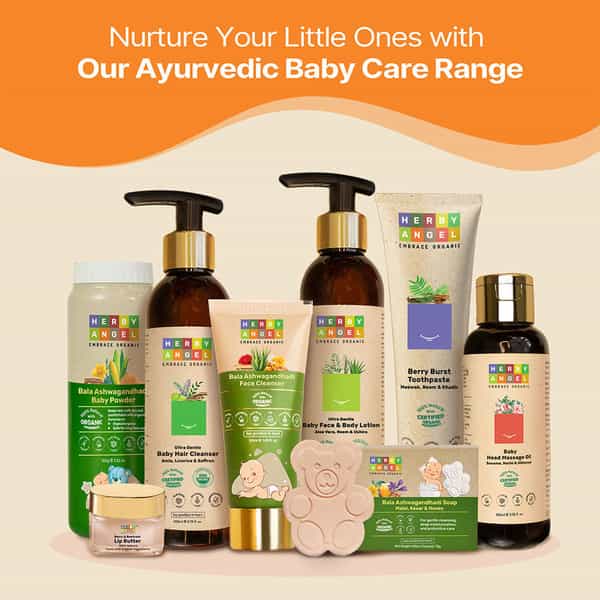 Herby Angel Triphala Hair Cleanser For Kids (2+ Years) Sls- Free Shampoo - 200Ml