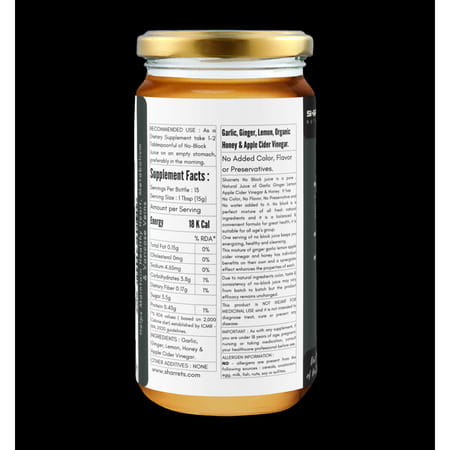 Sharrets No Block Juice | Heart Health Supplement - No Color | No Flavor | No Preservatives