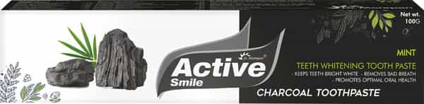 Dr. Morepen Active Smile | With Activated Charcoal | Tube | Toothpaste | 100 Gm