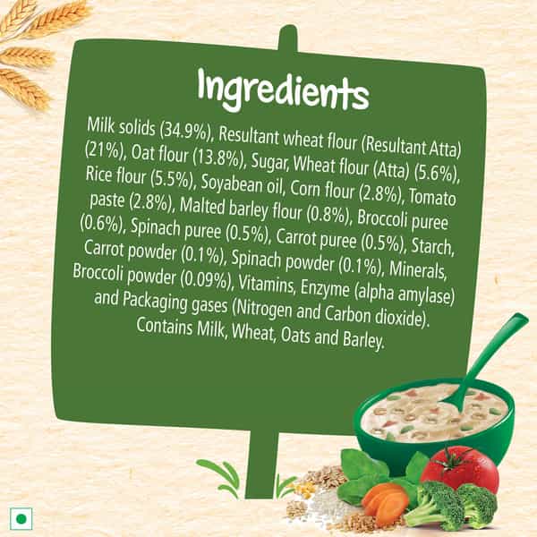Nestle Cerelac Baby Cereal With Milk 5 Grains & Vegetables Stage 5 From 18 To 24 Months Box Of 300Gm