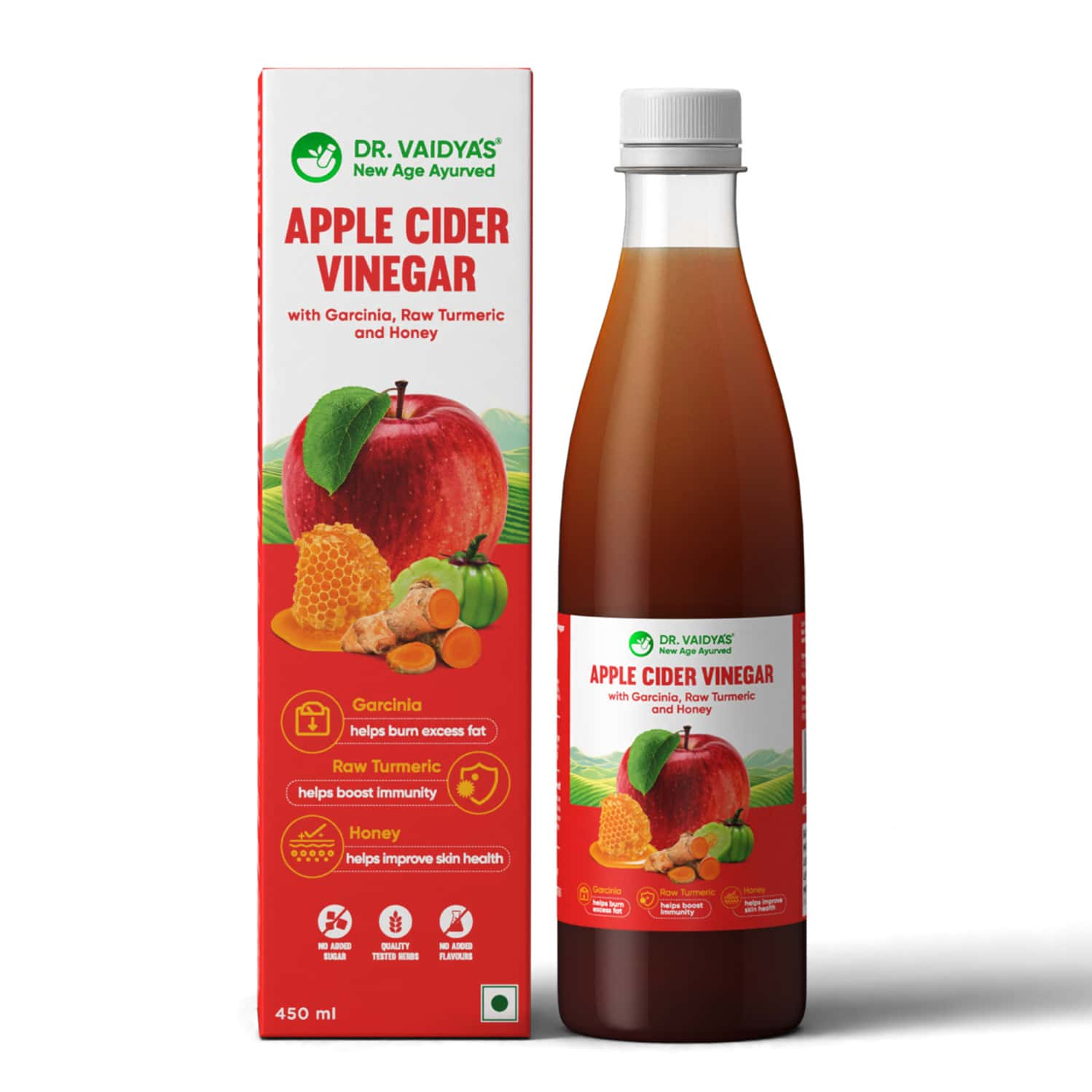 Dr. Vaidya'S Apple Cider Vinegar, 450ml