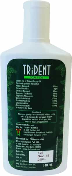 Trident Scalp Oil 140 Ml
