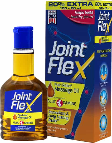 Jointflex Pain Relief Massage Oil 120 Ml(100Ml+20Ml Free)Long-Lasting Pain Relief And Healthy Joints