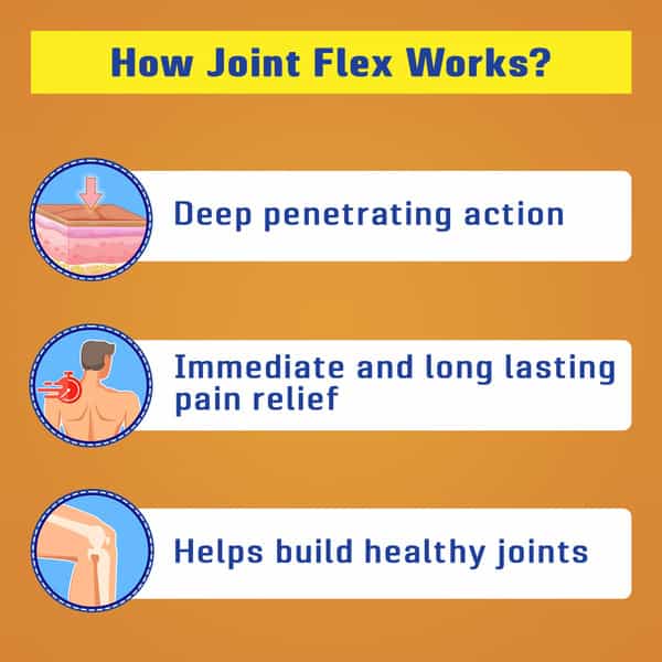 Jointflex Pain Relief Massage Oil 120 Ml(100Ml+20Ml Free)Long-Lasting Pain Relief And Healthy Joints