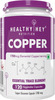 Copper Gluconate - Highly Bioavailable Form - Non-Gmo - 120 Veg. Capsules