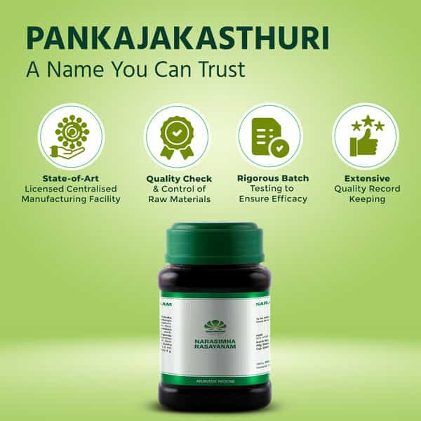 Pankajakasthuri Narasimha Rasayanam 250 Gms