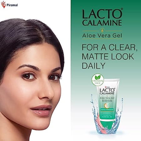 Lacto Calamine Aloe Vera Gel With 99% Pure Natural Aloe Vera Vitamin E And Glycerin 150 G X 12