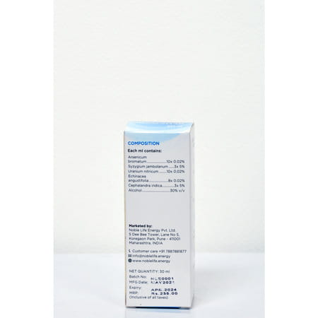 Noble Life Energy E18 Glucochk - 30ml