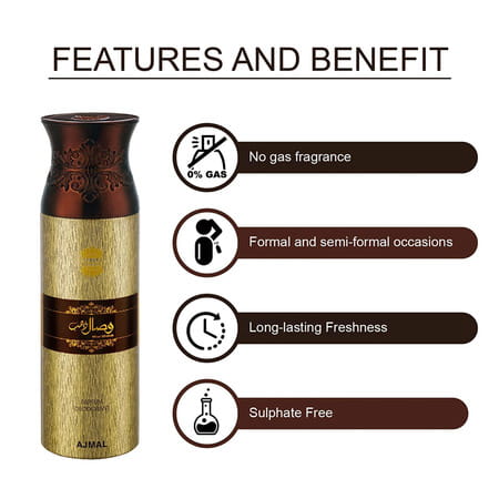 Ajmal Wisal Dhahab For Men And Magnetize For Men & Women Each 200ml (Total 400ml)