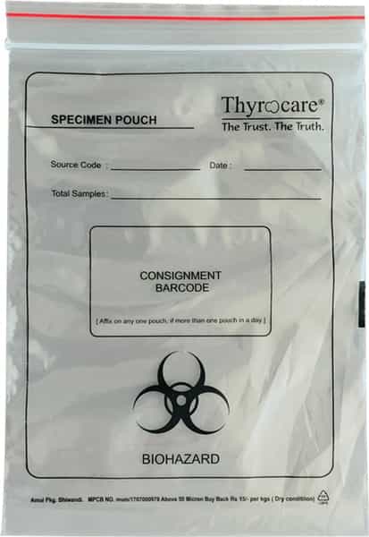 Ziplock Sample Pouch (10 Sample) | Pack Of 100 Pcs.