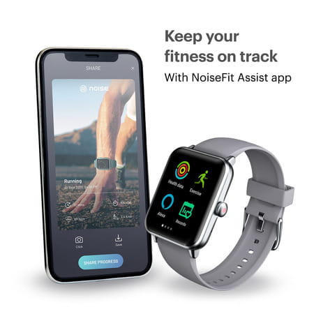 Noise Colorfit Pro 3 Assist Smart Watch (Smoke Green)