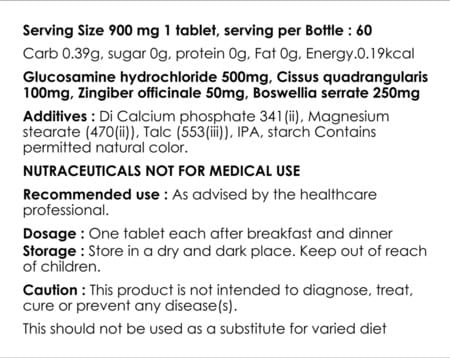 Happy Millions Jointspark (60 Veg Tablets)