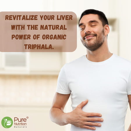 Pure Nutrition Triphala Tablets | For Healthy Digestion & Improves Bowel Wellness - 120 Veg Tablets