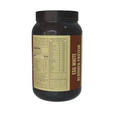 Sharrets Egg White Albumen Protein Powder | Chocolate - Lactose Free | Gluten Free | Halal Certified