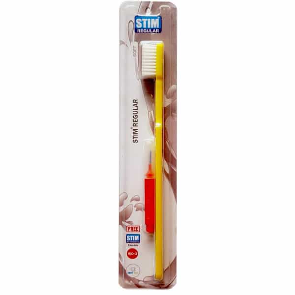 Stim Regular : Soft Toothbrush : Pack Of 8