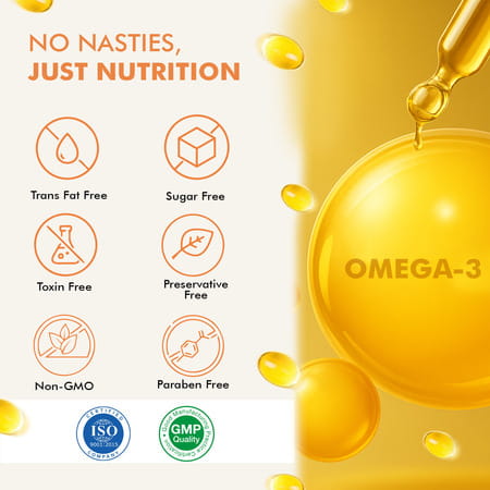 Dr. Morepen Cod Liver Oil | Heart Brain & Joints | Softgel | 100 No'S