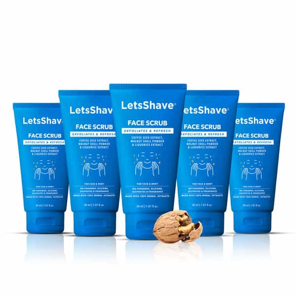 Letsshave Face Scrub Traveler Set