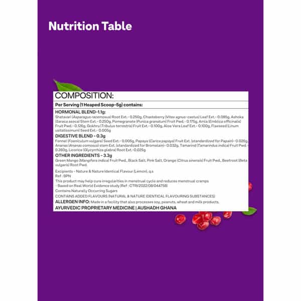 Oziva Plant Based Herbalance For Pcos With Myo-Inositol - For Hormonal Balance | 200G