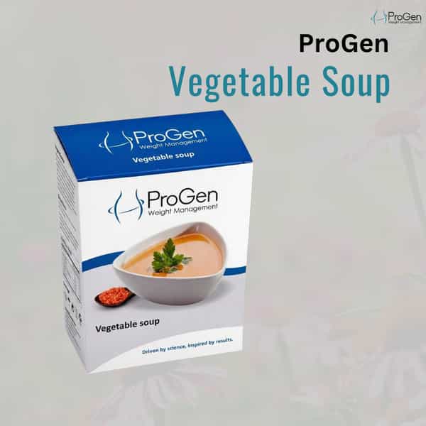 Progen Vegetable Soup | 15 G Of High Biological Value Protein Per Meal | Pack Of 7 105 Gm