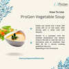 Progen Vegetable Soup | 15 G Of High Biological Value Protein Per Meal | Pack Of 7 105 Gm