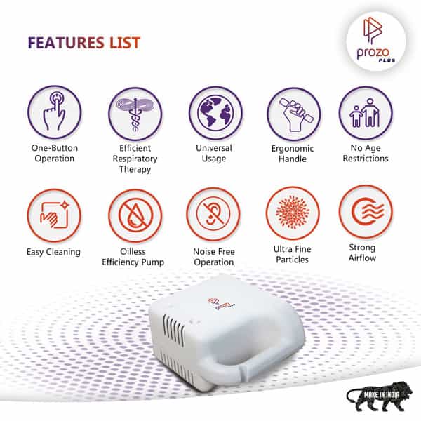 Prozo Plus Compact Compressor Nebulizer (Premium Quality)